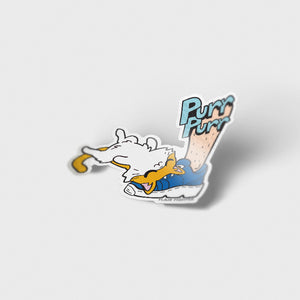 Purr Purr Rub Rub Ver. A Version LEFT LEG (American Shorthair Cat) Vinyl Sticker Decorative Stickers Flair Fighter