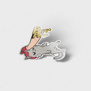 Purr Purr Rub Rub Ver. B Version RIGHT LEG (Russian Blue) Vinyl Sticker Decorative Stickers Flair Fighter