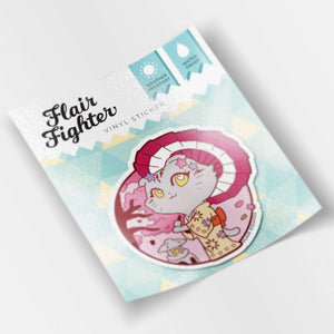 Kimono Cat Vinyl Sticker Decorative Stickers Flair Fighter