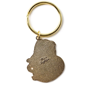 I Love Catpuccino Coffee Cat Enamel Keychain  Flair Fighter