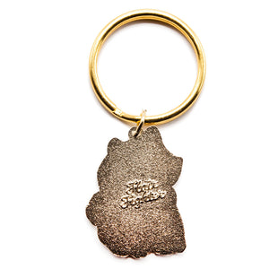 Stubborn Red Shiba Inu NO NO NO NO Enamel Keychain Keychains Flair Fighter