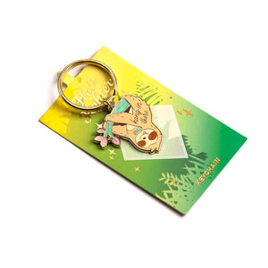 Hang in There Upside Down Sloth Enamel Keychain  Flair Fighter