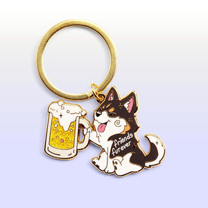 Friends Furever Husky Enamel Keychain Keychains Flair Fighter