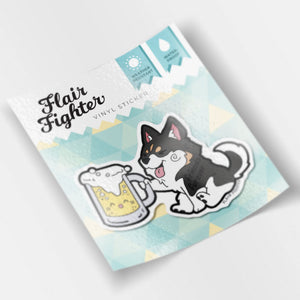 Friends Furever Husky Vinyl Sticker Decorative Stickers Flair Fighter