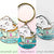 I Love Catpuccino Cat Enamel Pin + Keychain + Vinyl Sticker BUNDLE [3 PCS] Brooches & Lapel Pins Flair Fighter   