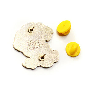 "I Love U" Lucky Golden Retriever Enamel Pin Brooches & Lapel Pins Flair Fighter