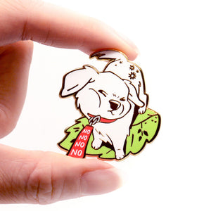 Stubborn Golden Retriever Enamel Pin Brooches & Lapel Pins Flair Fighter