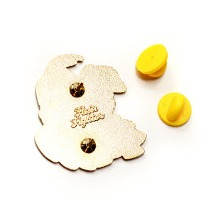 Stubborn Golden Retriever Enamel Pin Brooches & Lapel Pins Flair Fighter