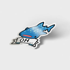 Oh Whale Shark Vinyl Sticker Decorative Stickers Flair Fighter