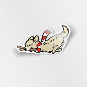 Playtime Golden Retriever Vinyl Sticker Decorative Stickers Flair Fighter
