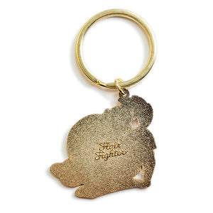 Space Doggo Golden Retriever Enamel Keychain  Flair Fighter