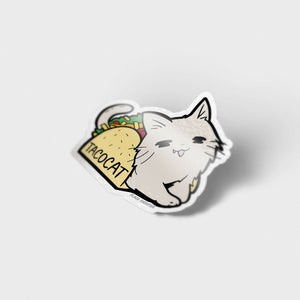 Taco Cat Vinyl Sticker Decorative Stickers Flair Fighter
