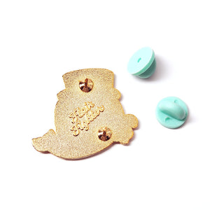 "Whale Hi There" Gentleman Whale Enamel Pin Brooches & Lapel Pins Flair Fighter