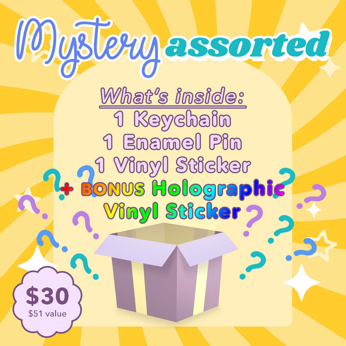 Mystery Assorted 4-Pack Brooches & Lapel Pins Flair Fighter   