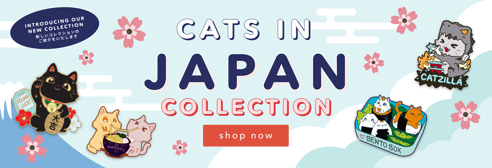 Introducing our new collection: Cats in Japan Collection. Shop Now
