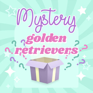 Mystery Golden Retriever 3-Pack Brooches & Lapel Pins Flair Fighter   