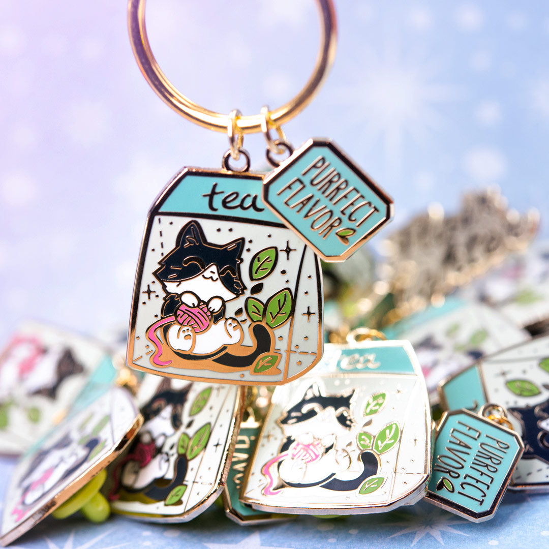 Caturday Best Sellers Enamel Keychains SET A [5 PCS] Keychains Flair Fighter   