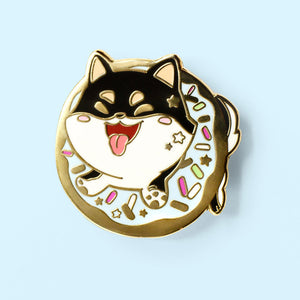 Black & Tan Shiba Inu Collection Enamel Pins FULL SET [7 PCS] Brooches & Lapel Pins Flair Fighter   