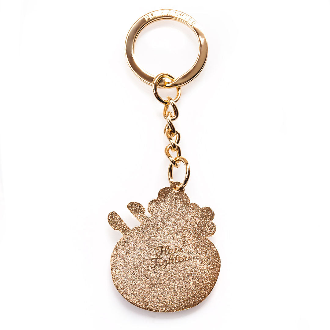 Kitty Dango Enamel Keychain Keychain Flair Fighter   