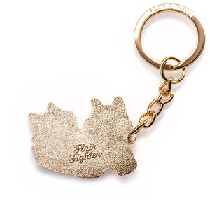 So Ramentic Cats Enamel Keychain Keychains Flair Fighter   