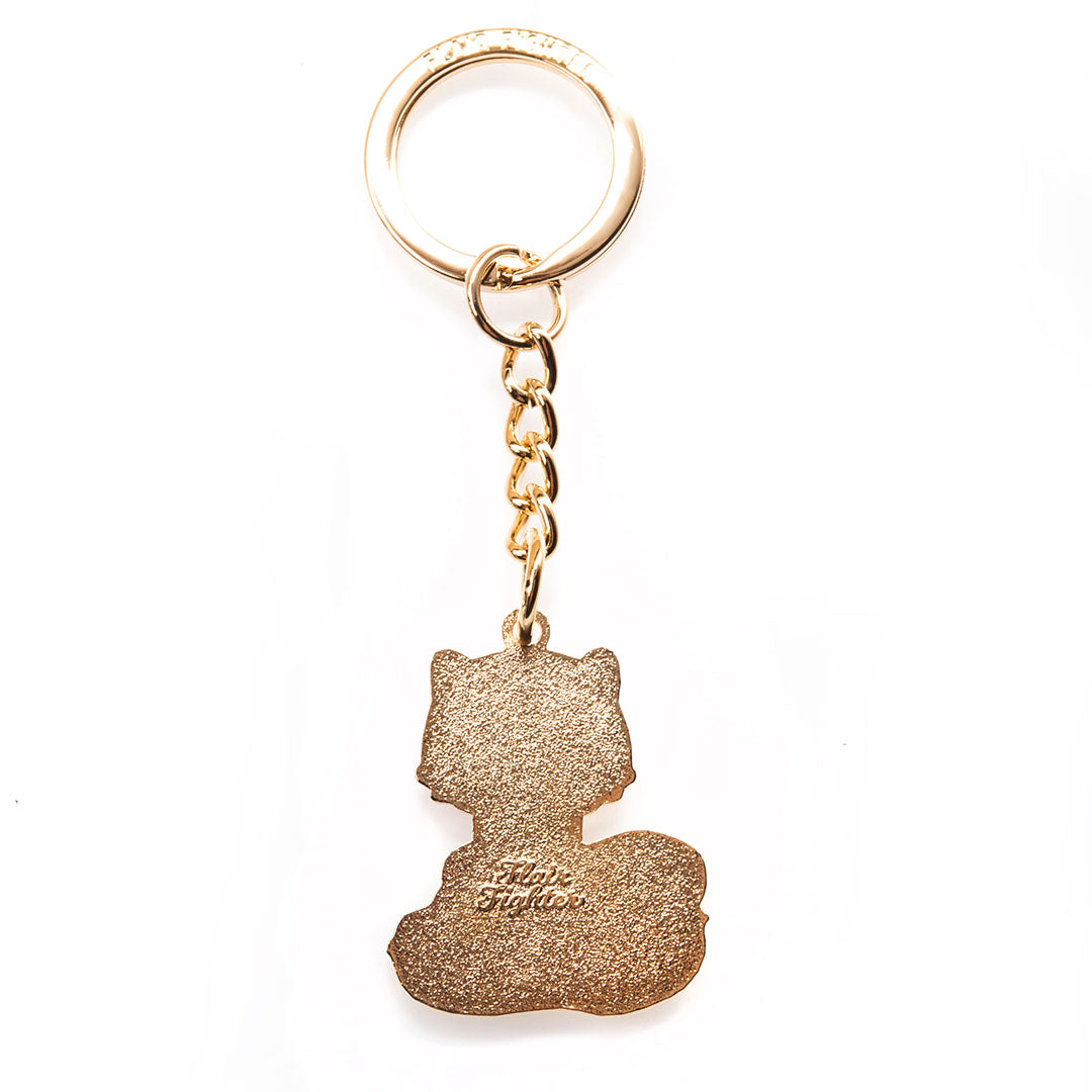 Sorry I'm Awkward Cat Enamel Keychain Keychains Flair Fighter   