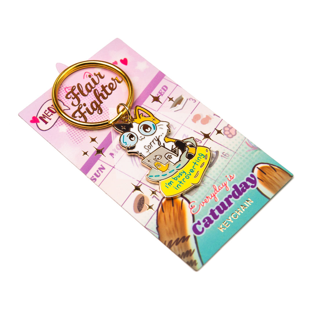 Caturday Best Sellers Enamel Keychains SET A [5 PCS] Keychains Flair Fighter   