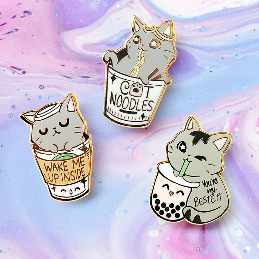 11 Cat Pins fashion by Flair Fighters