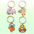 Sloth Collection Enamel Keychains SET [4 PCS] Keychains Flair Fighter   