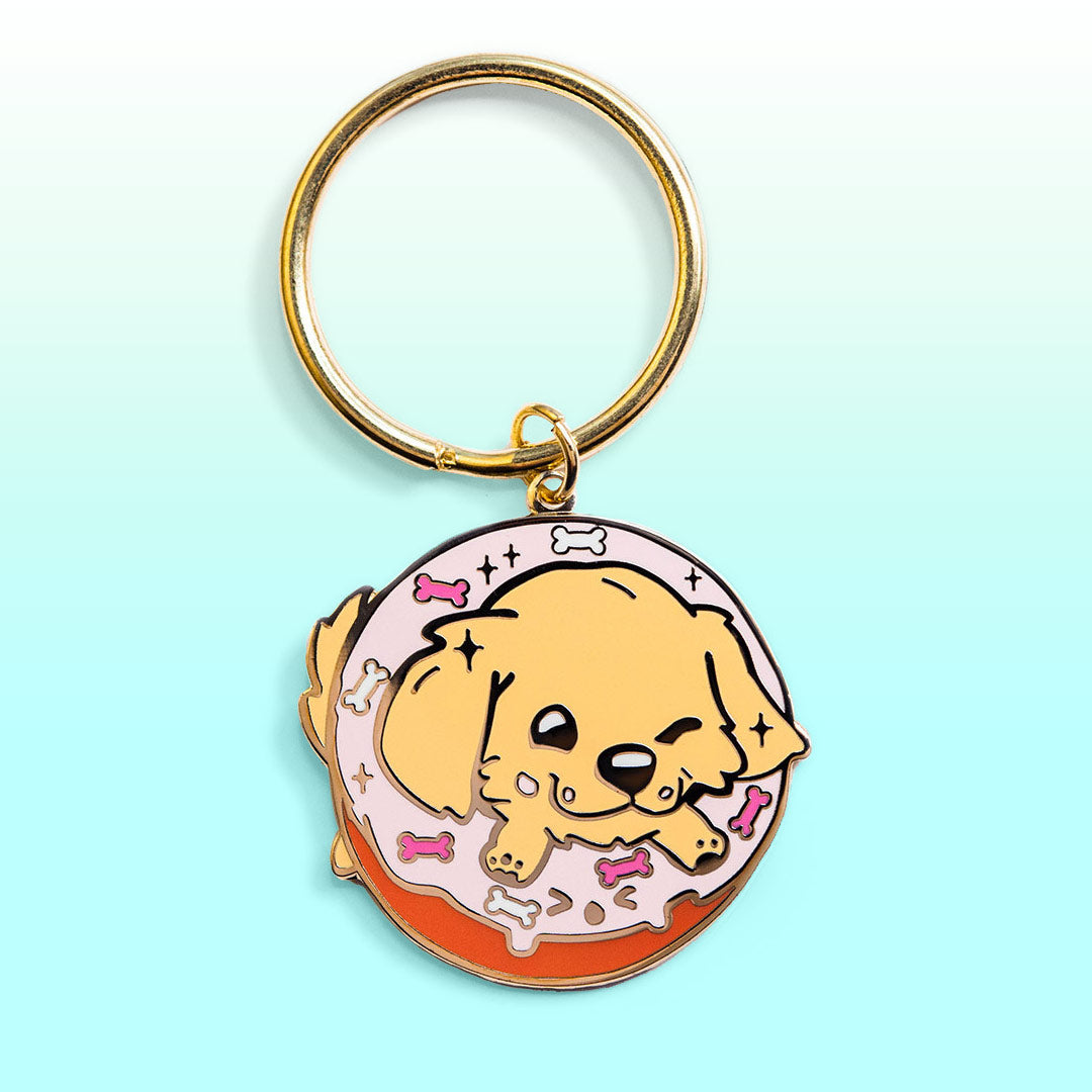 Golden Retriever Enamel Keychains FULL SET [10 PCS] Keychains Flair Fighter   