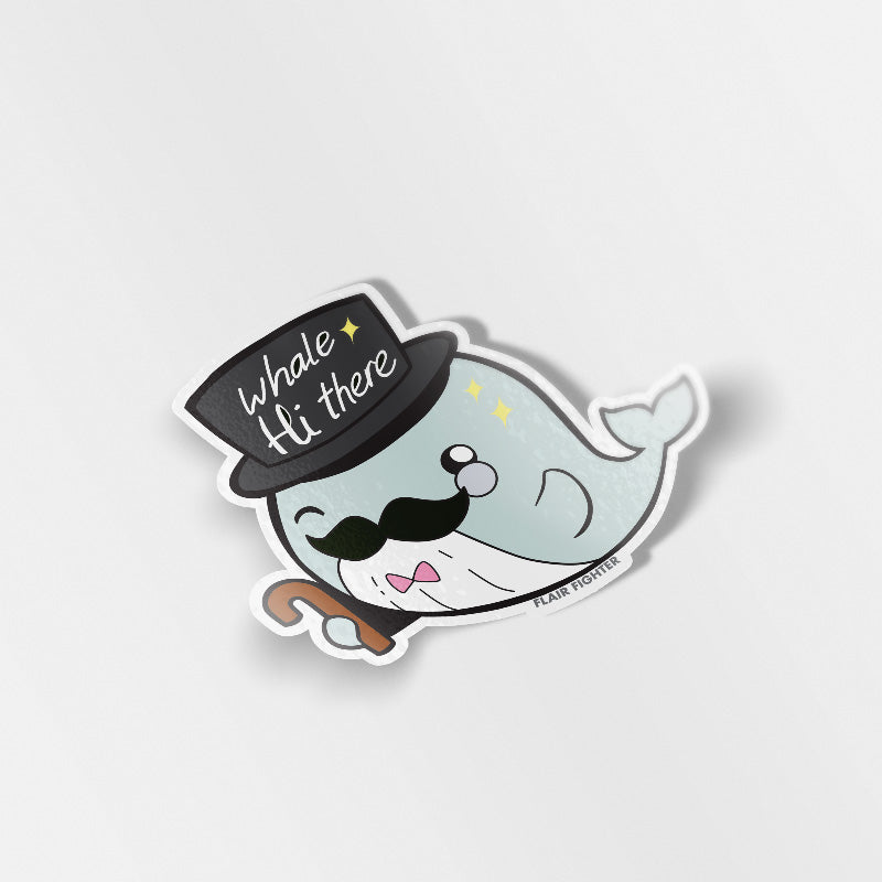 Whale Collection Vinyl Stickers FULL SET [5 PCS] Decorative Stickers Flair Fighter   