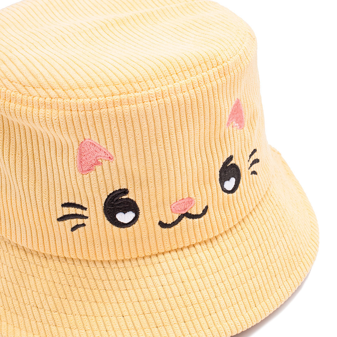 Bucket Sun Hat, Sun Hat, Kitty Cat Hat, Cat Hat, Toddler Sun Hat