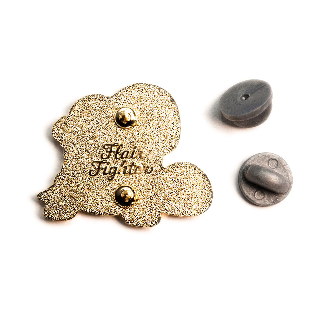 Rabbit & Turtle Enamel Pin Brooches & Lapel Pins Flair Fighter   