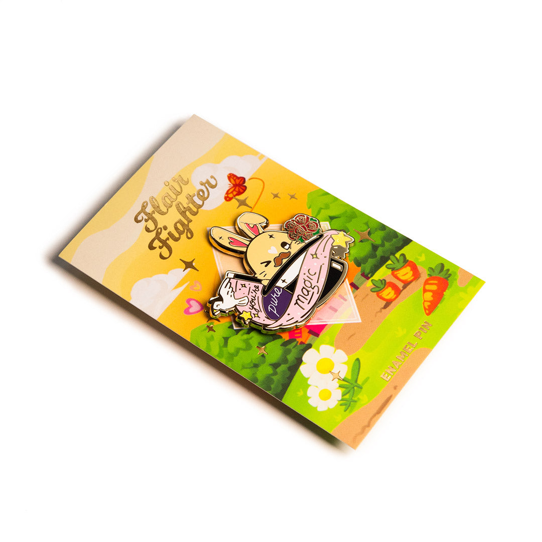 Magic Hat Bunny Enamel Pin Brooches & Lapel Pins Flair Fighter   