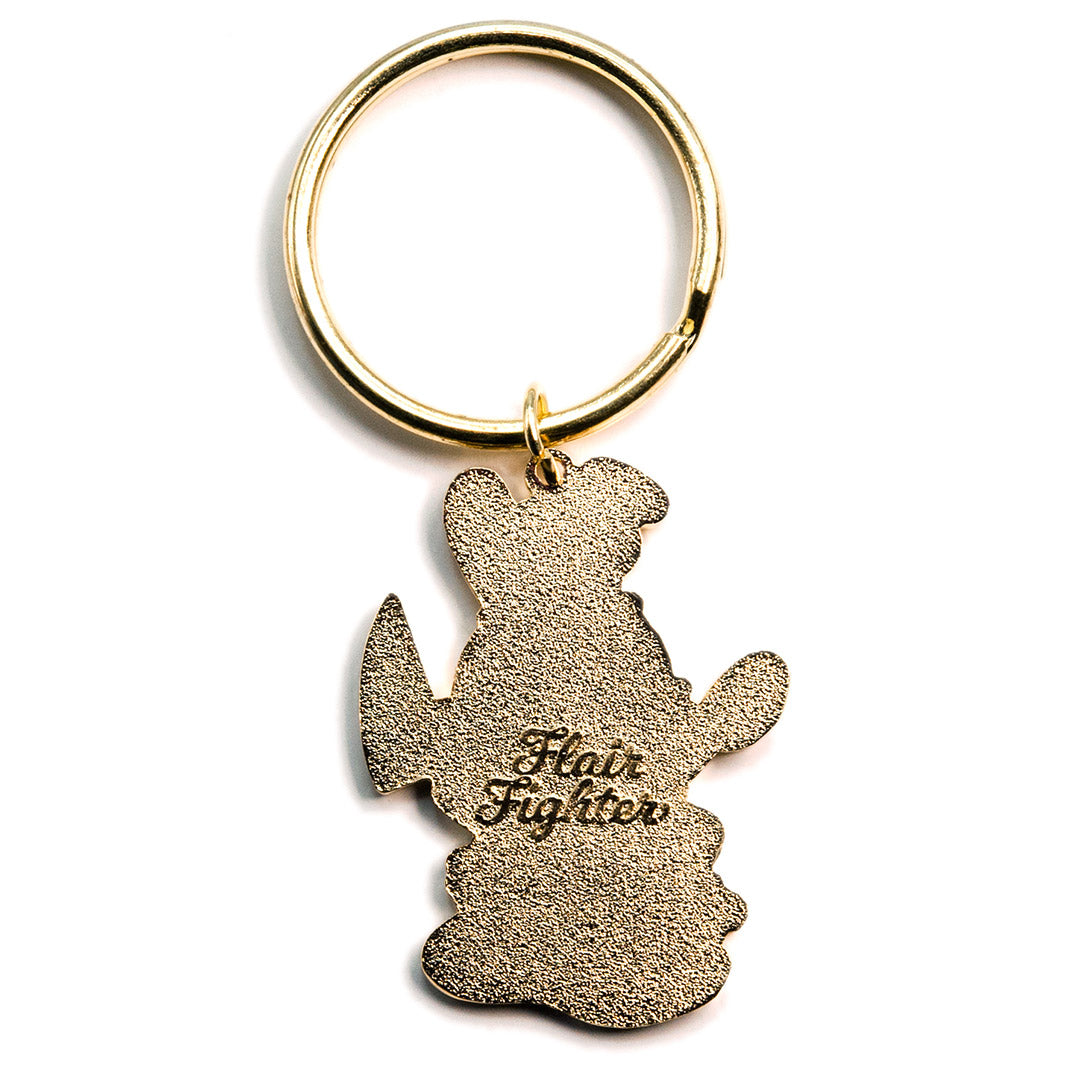 Bunny Cook Enamel Keychain  Flair Fighter   