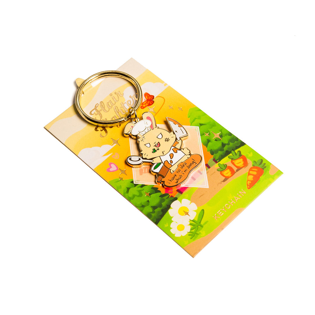 Bunny Collection Enamel Keychains SET B [6 PCS] Keychains Flair Fighter   