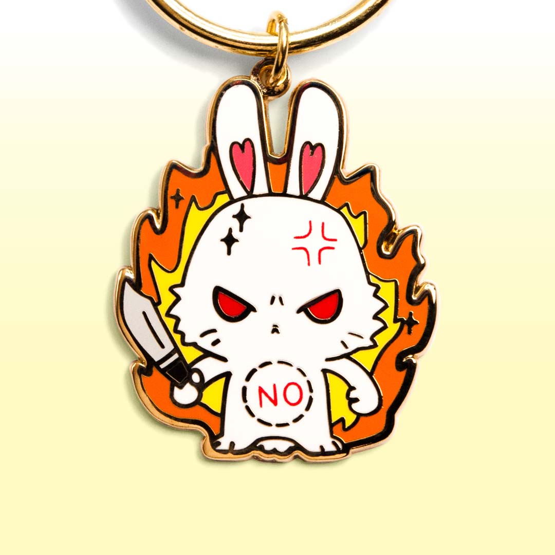 Bunny Collection Enamel Keychains SET B [6 PCS] Keychains Flair Fighter   