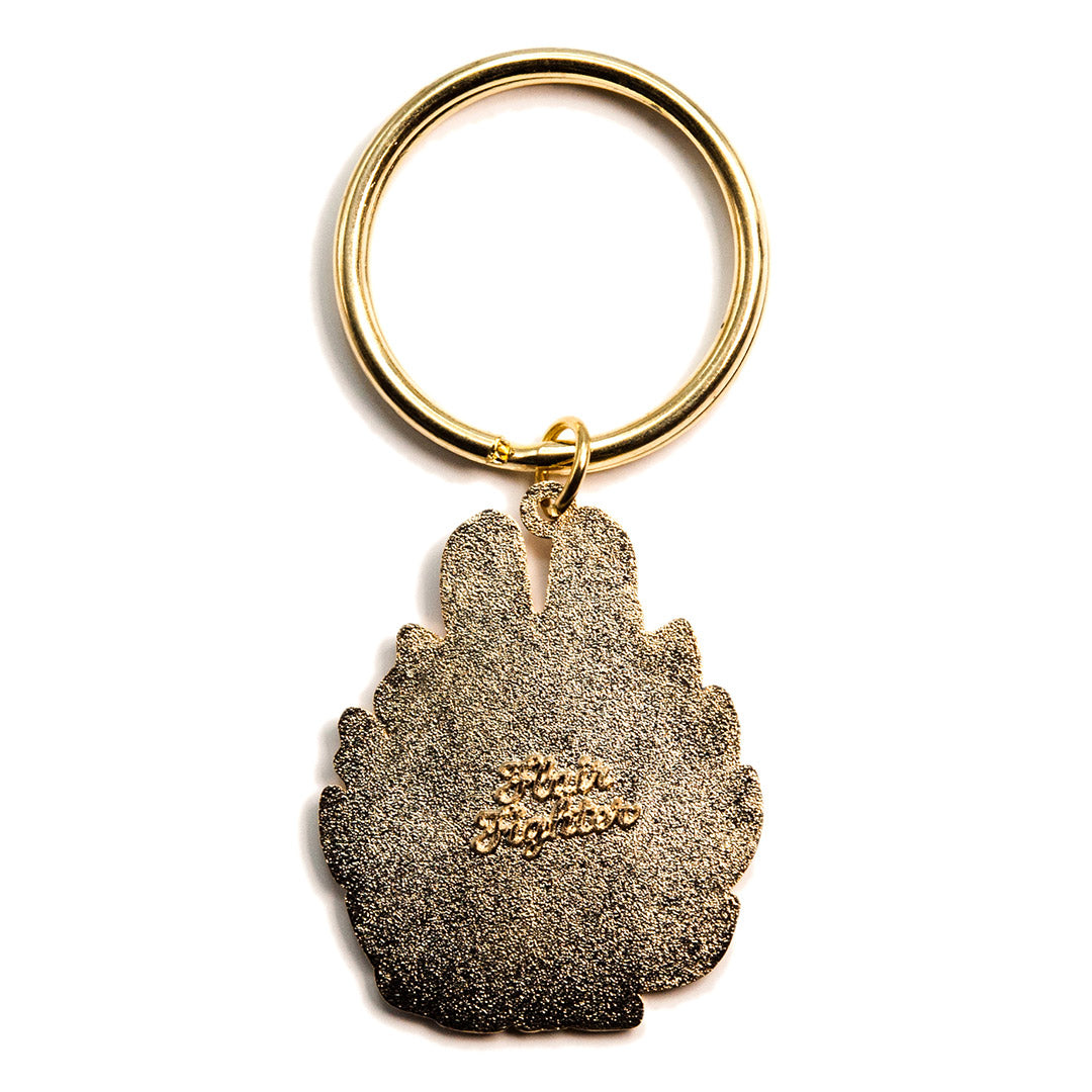 Sweater Weather Bunny Hard Enamel Keychain - Flair Fighter