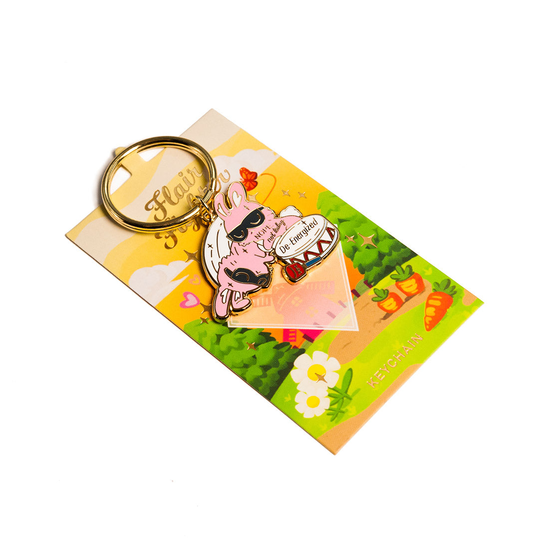 Bunny Collection Enamel Keychains SET B [6 PCS] Keychains Flair Fighter   