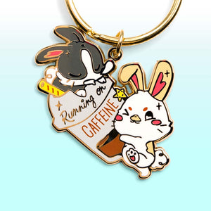 Bunny Collection Enamel Keychains SET B [6 PCS] Keychains Flair Fighter   