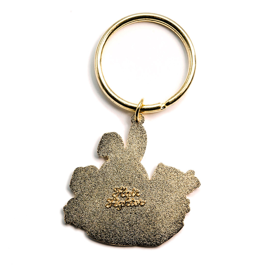 Magic Hat Bunny Enamel Keychain  Flair Fighter   