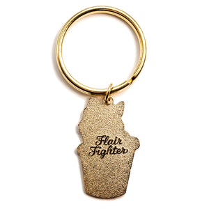 Cat (Cup) Noodles Enamel Keychain  Flair Fighter   