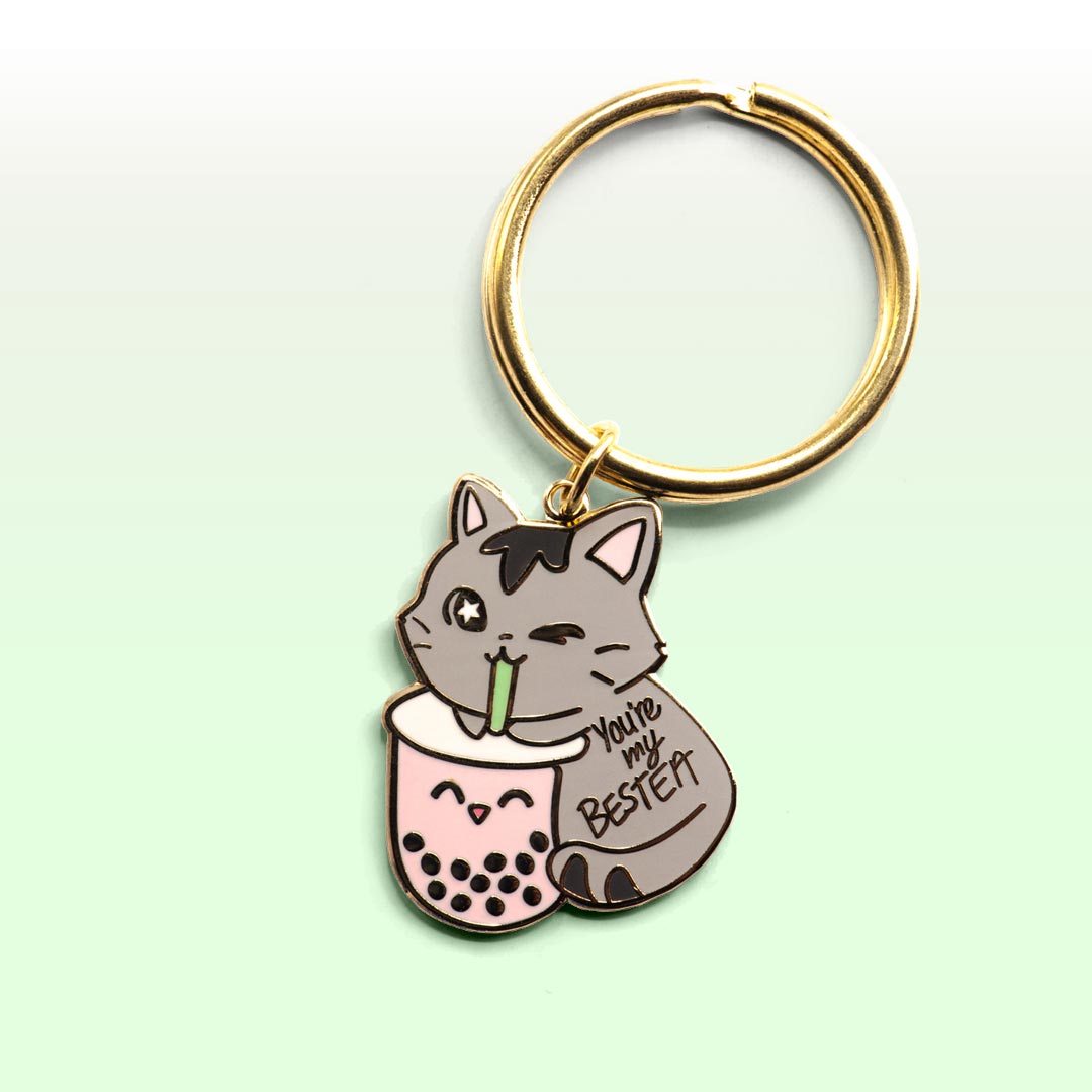 Cat Enamel Keychain Cat Enamel Keychain