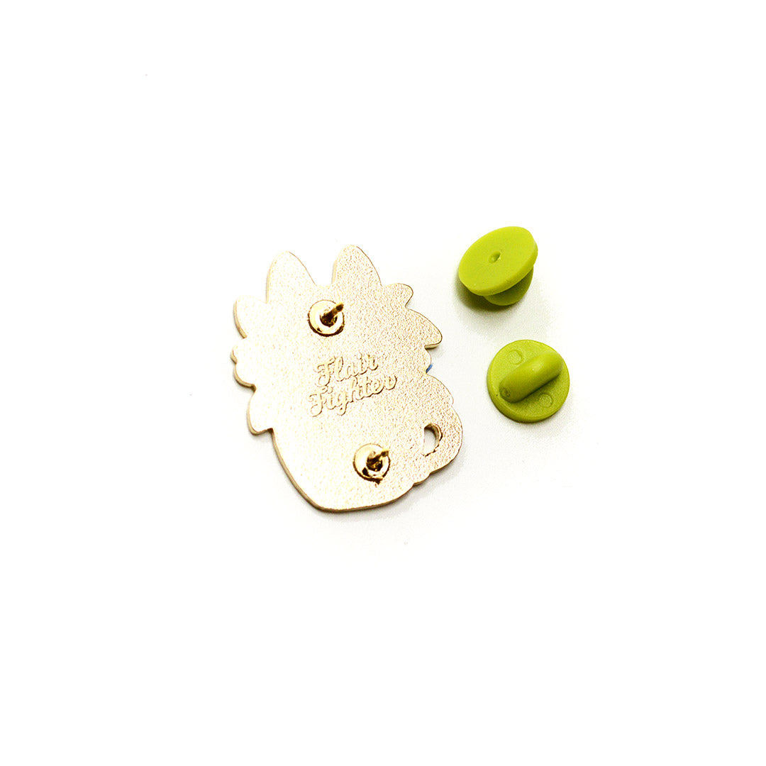 "I Need Tea" Husky Enamel Pin Brooches & Lapel Pins Flair Fighter   