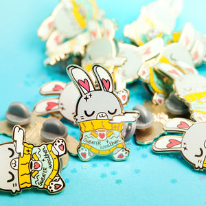 Bunny Collection Enamel Pins SET A [6 PCS] Brooches & Lapel Pins Flair Fighter   
