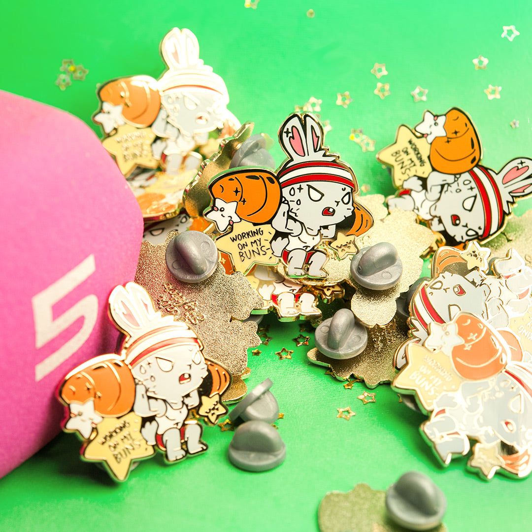 Bunny Collection Enamel Pins SET B [6 PCS] Brooches & Lapel Pins Flair Fighter   