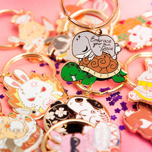 Bunny Collection Enamel Keychains SET A [6 PCS] Keychains Flair Fighter   