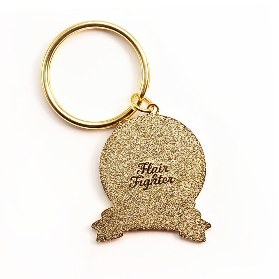 "Howl You Doin'?" Husky Enamel Keychain  Flair Fighter   