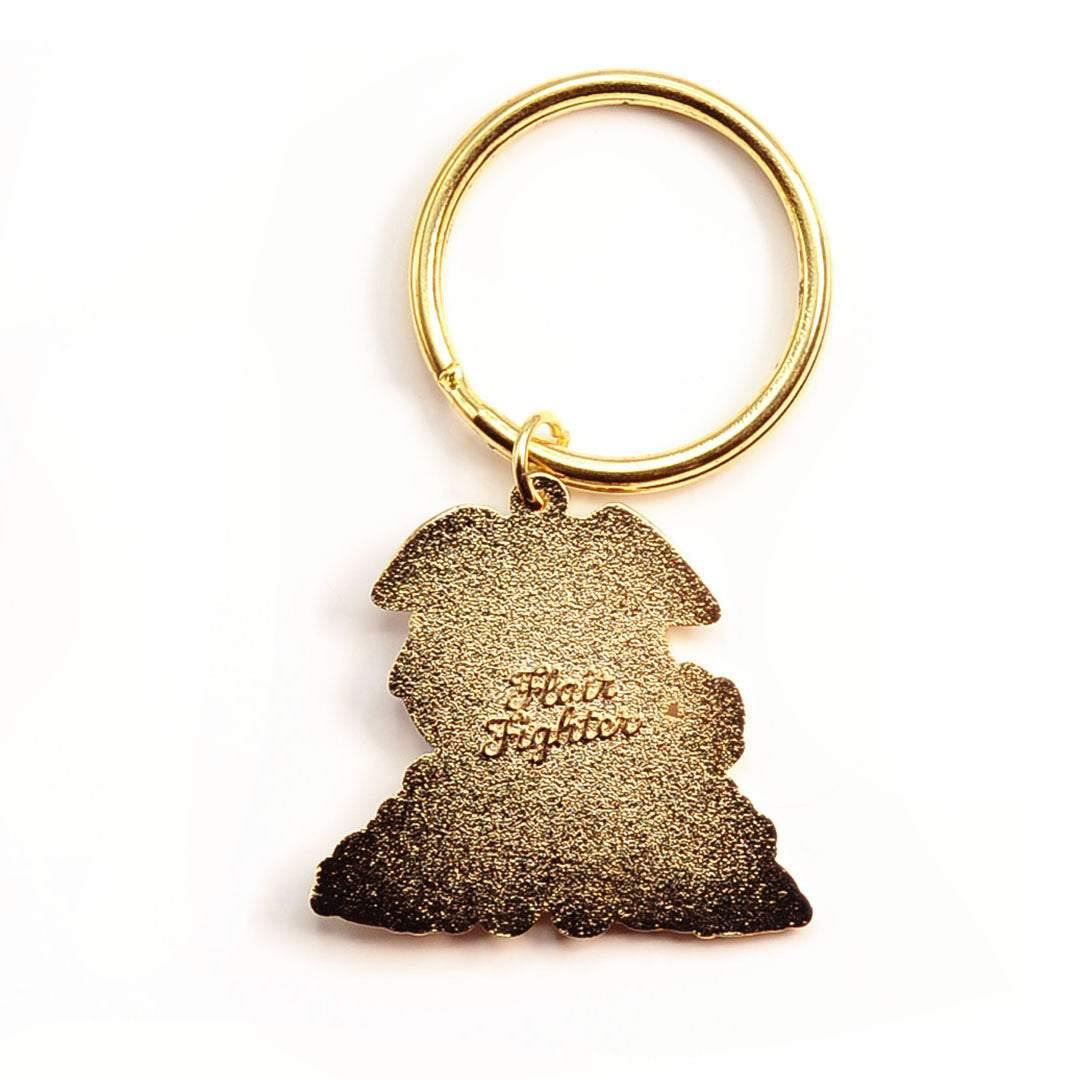 "Sorry Not Sorry" Husky Enamel Keychain  Flair Fighter   