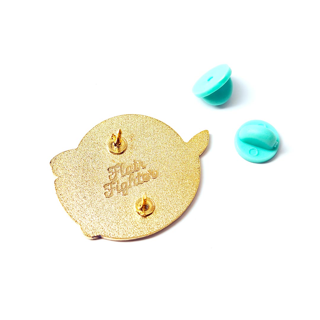 "Always Hungry" Blue Whale Enamel Pin Brooches & Lapel Pins Flair Fighter   