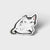 Angry Cat Vinyl Sticker Decorative Stickers Flair Fighter   